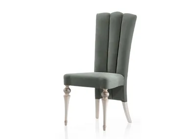 CLASSICO 907S - Upholstered velvet chair _ Guerra Vanni